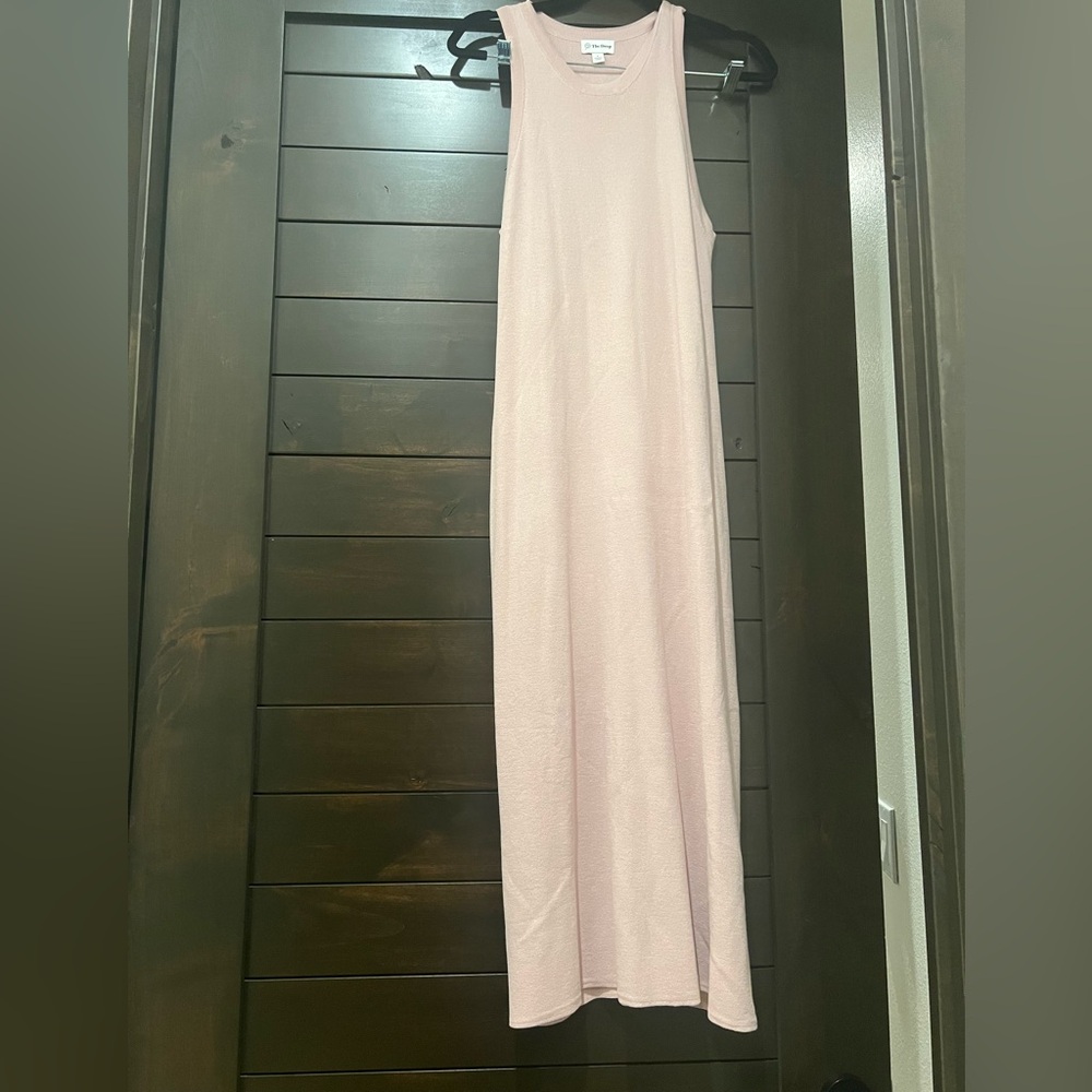 Tea Length Light Pink Dress